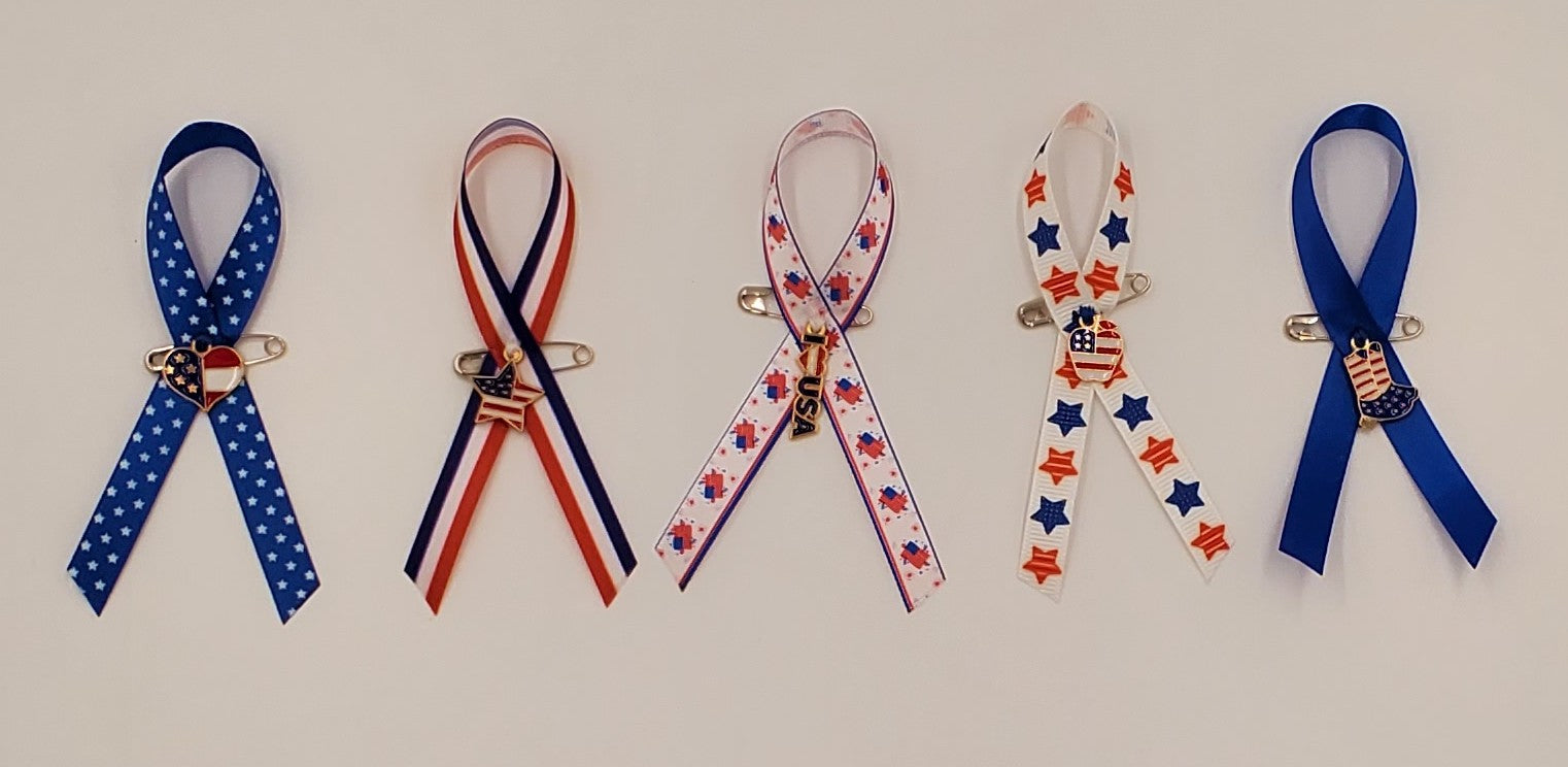 4th of July - Patriotic Ribbon 10-Pack